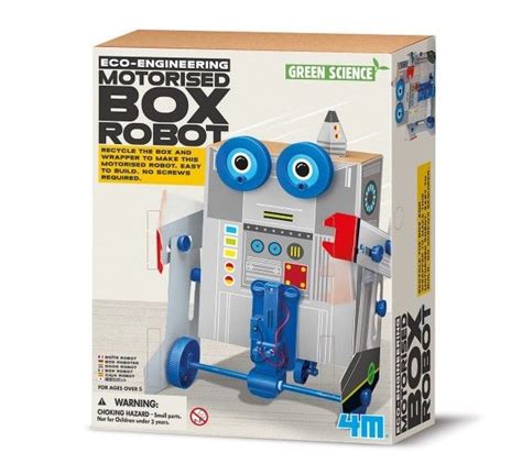 With Our Box Robot Kit Growing Engineers Recycle An Empty Box And