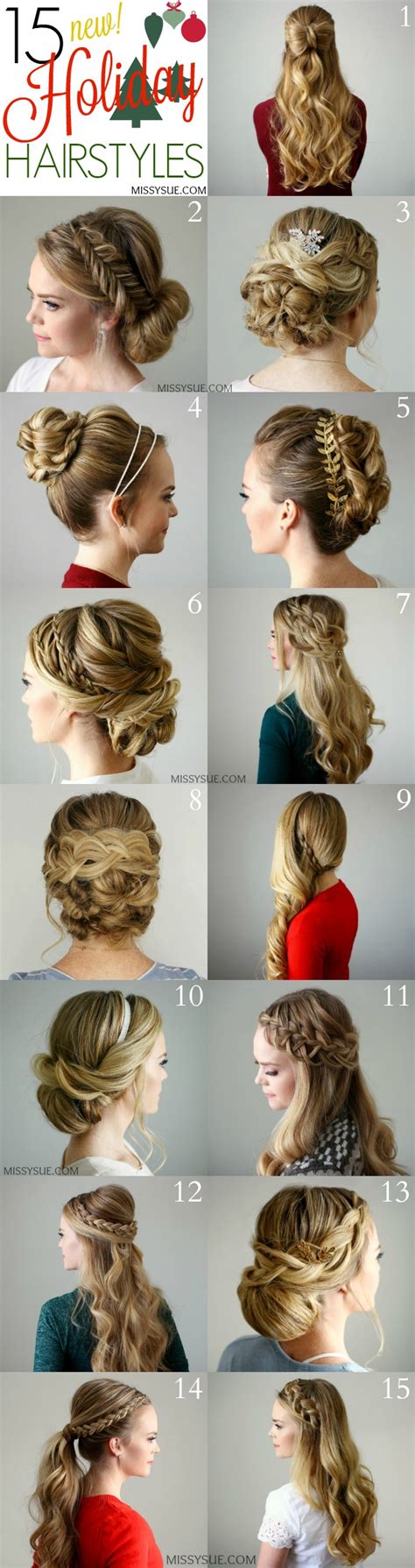15 Holiday Hairstyles Missy Sue