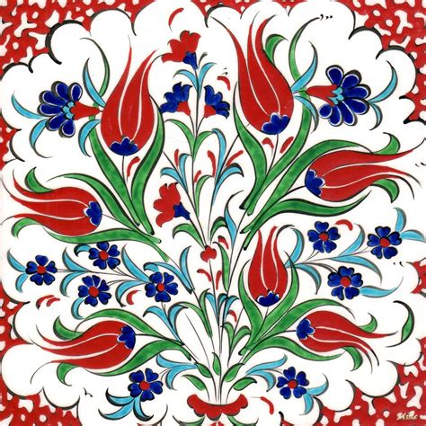 İznik Turkish Tile Desen Çini Sanatı Çini