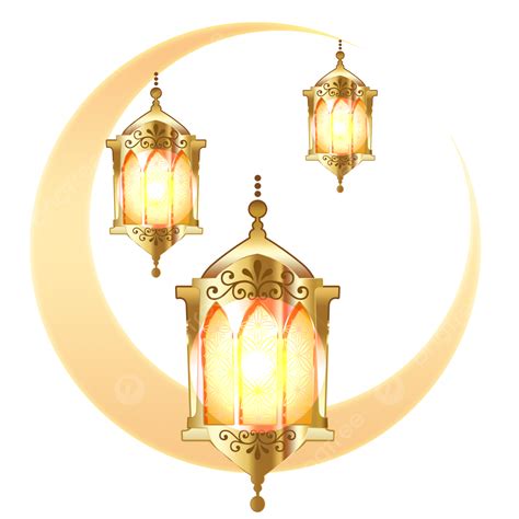 Eid Lanterns Islamic White Transparent Ramadan Lantern Arabic Holiday