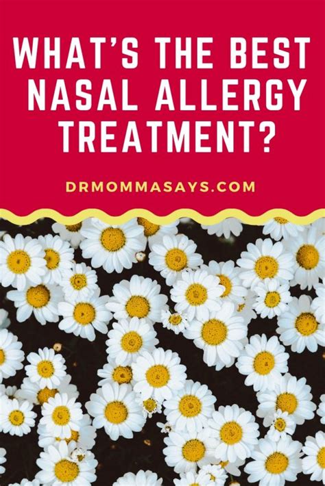 The Best Nasal Allergy Treatment Dr Momma Says