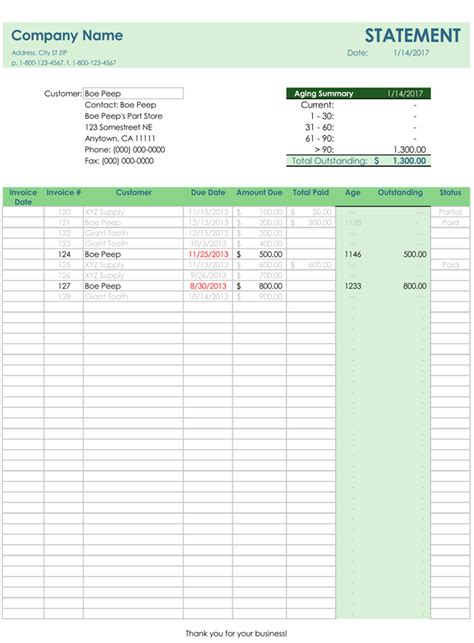 7 Free Invoice Tracker Templates Excel