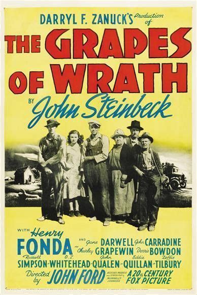 The Grapes Of Wrath 1940 Grapes Of Wrath Classic Movie Posters