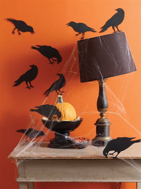 Martha Stewart Crafts Crow Silhouettes Halloween Caseiro Tutorial