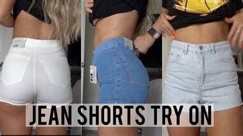 Topshop Denim Shorts Haul And Try On Office Tour Youtube