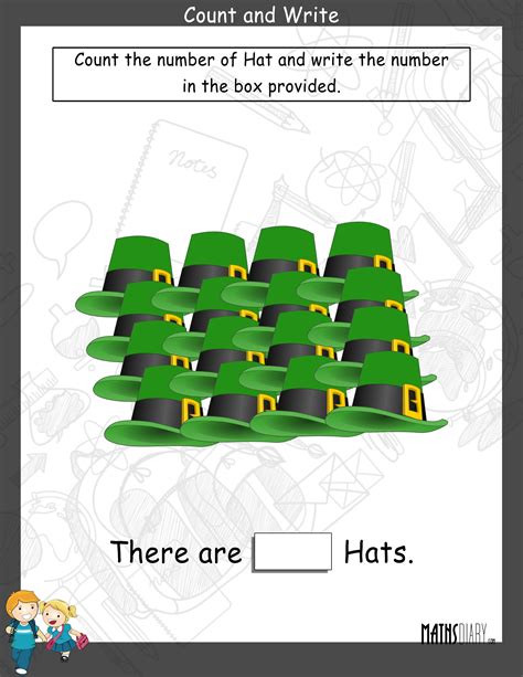 Fun & interactive math practice for kids. Counting - UKG Math Worksheets - Page 2