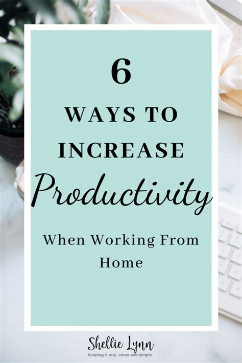 6 Ways To Increase Productivity When Working From Home