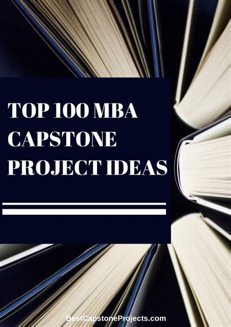 Mba Capstone Project Ideas