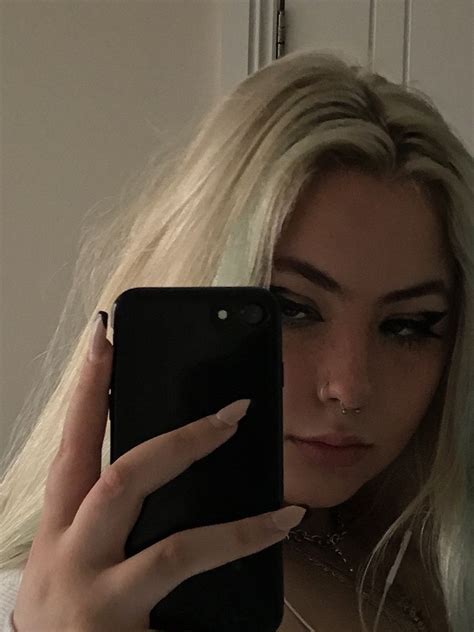 Chains Jewlerry Septum Piercing Grunge Mirror Selfie