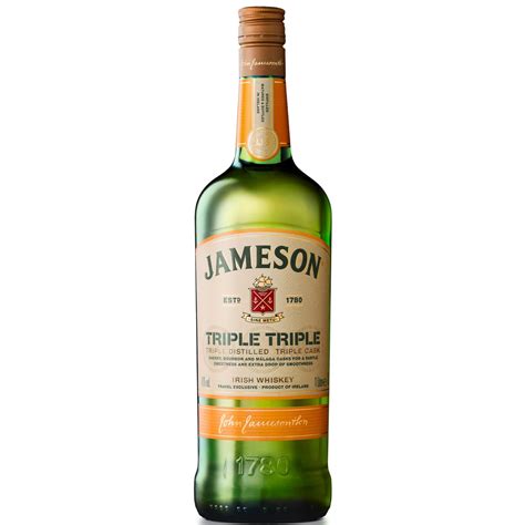Jameson Triple Triple 1ltr Eu Travel Retail Exclusive Irishspirit