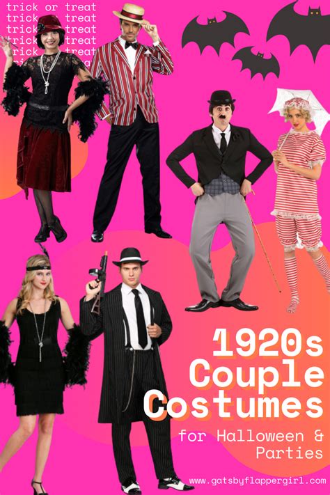 Roaring 20s Costumes For Couples That Dazzle Couples Costumes