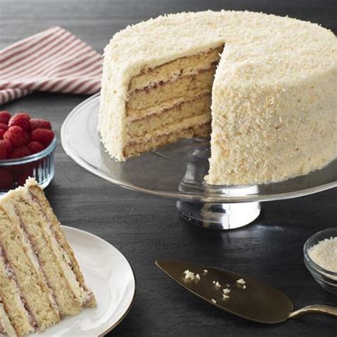 Karo Foodservice Coconut Raspberry Layer Cake