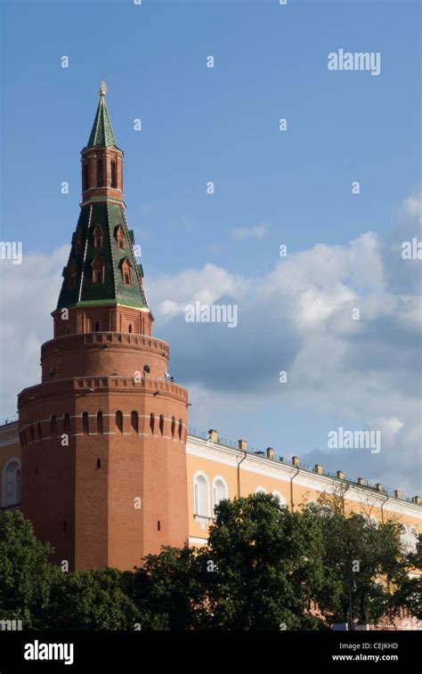Kremlin Tower In Moscow Russia Stock Photo Alamy