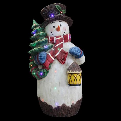 Home depot's christmas decorations are here. National Tree Company 36 in. Pre-Lit Snowman Decoration-BG ...