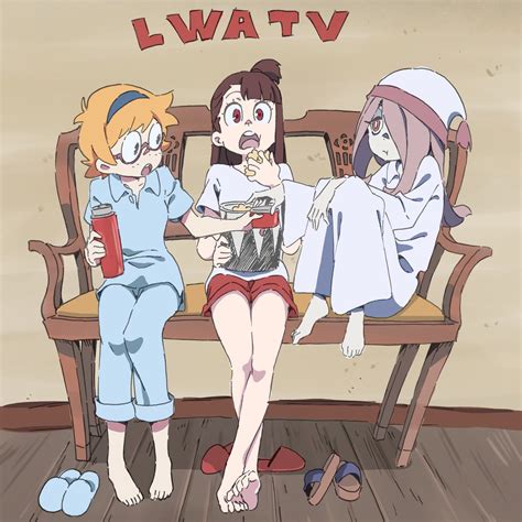 Lotte Yansson Atsuko Akko Kagari And Sucy Manbavaran Little Witch Academia Kengo Saito