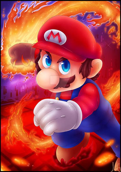 Mario - Super smash bros. Ultimate by AuraGoddess on DeviantArt