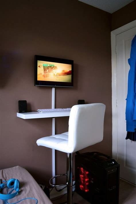 Luscious desk space without taking up room. Get Things Done While Standing - 10 DIY Standing Desk ...