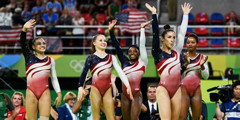 The Final Five Rio Olympic 2016 Laurie Hernandez Maddie Kocian Simone Biles Aly Raisman And