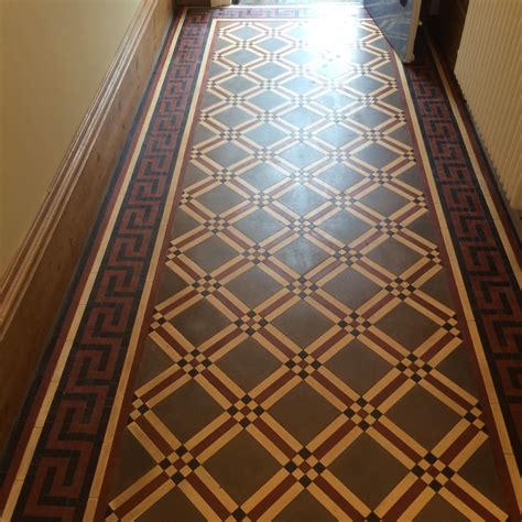 Victorian Minton Floor Tile Cleaning Sealing And Polishing