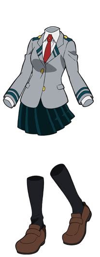 Anime Boku No Hero Academia Personagem Toru Hagakure Invisible Girl My Hero Academia Uniform