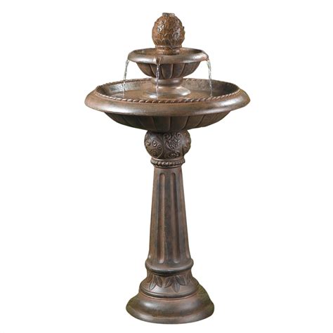 Inputs to this equation are Kontiki Water Features - Tiered Fountains Ananas Pineapple ...