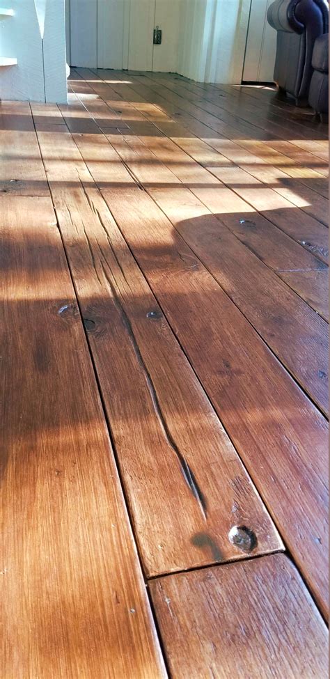 Diy Farmhouse Wide Plank Flooring Made From Plywood Our Project Ideas