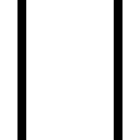 Icono De Dos Líneas Verticales Paralelas Balraj Chana Lineal