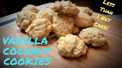 Keto Cookies Easy Vanilla Coconut Cookie Recipe Youtube