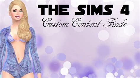 The Sims 4 Custom Content Finds Part 1 Youtube