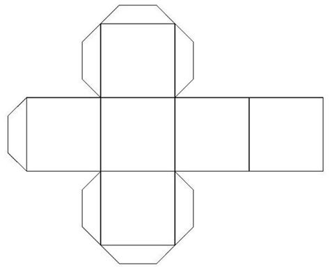 Cubo Para Imprimir Como Hacer Un Cubo Molde De Cubo Como Hacer Un Dado