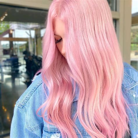 light pink hair hair color pink hair dye colors hair inspo color cool hair color dusty pink