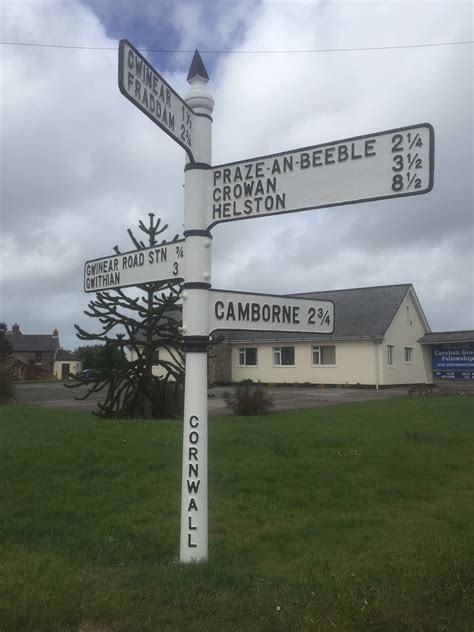 Parish Fingerposts Restored Gwinear Gwithian Parish Council