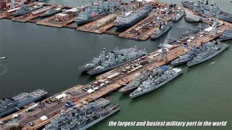 The Largest And Busiest Military Port In The World 2018 Royal Navy