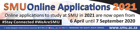 You will often need to hold a provisional offer of a place at the university. Sefako Makgatho SMU Postgraduate Online Application Form ...