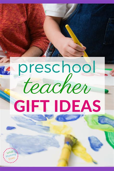 31 teachers share the best gift they've ever received. Preschool Teacher Gift Ideas - What Mommy Does