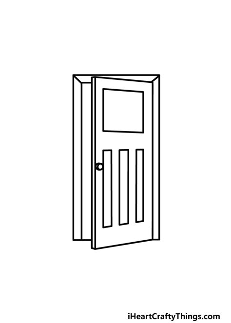 Easy Door Open To A House Drawing Jenkins Plebadve