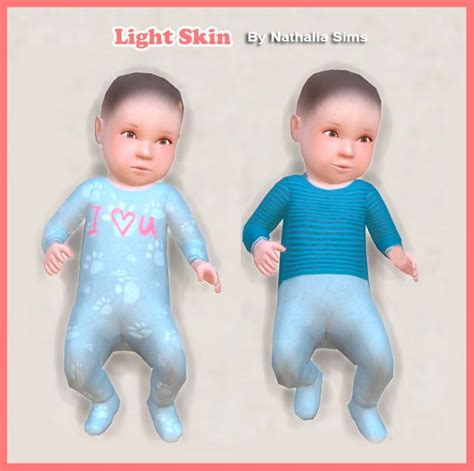 Skins Of Baby Set 6 At Nathalia Sims Sims 4 Updates Sims Sims 4