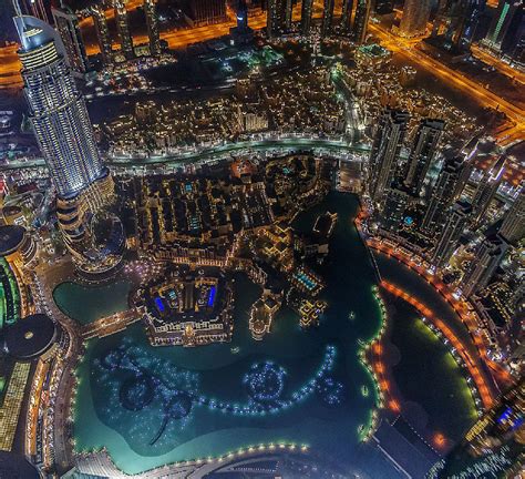 Dubai Aerial View Photograph By Lik Batonboot