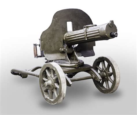 The Old Machine Gun Maxim Model 1910 Stock Photo Image Of Dangerous