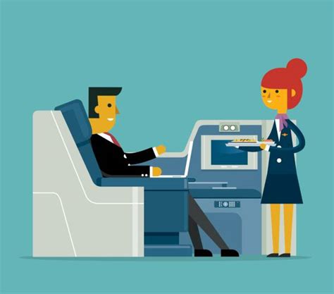 70 First Class Cabin Plane Stock Illustrations Royalty Free Vector