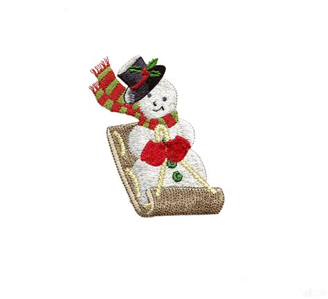 Snowman Sled Nancy Notions Sewist Sled Quilters Snowman Enamel