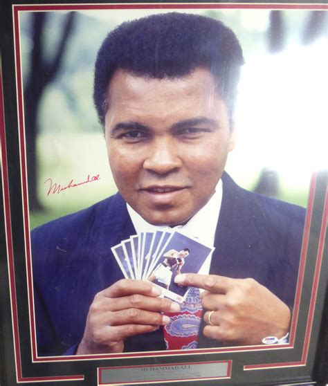 Muhammad Ali Autographed Signed Framed 16x20 Photo Psadna Authentic