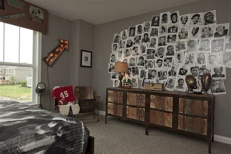 Football Theme Kids Room Eclectic Boys Room Bia Parade Of Homes