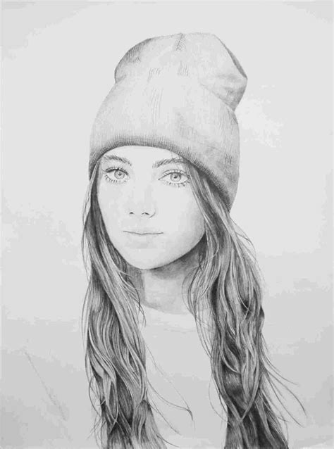 Realistic Girl Drawing At Explore Collection Of