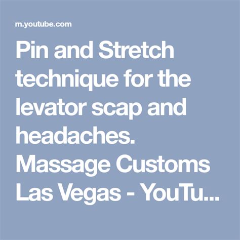 Pin On Head Andneck Massage And Stretches