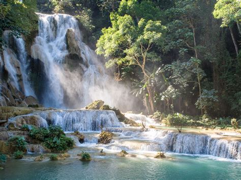 The Slow Road Kuang Si Waterfalls