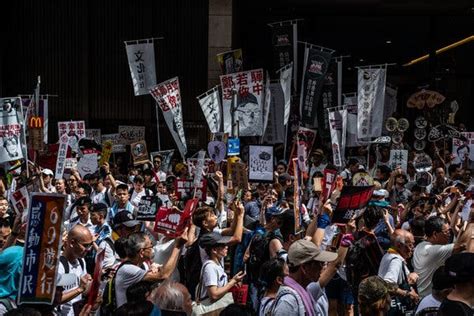 Hong Kong March Vast Protest Of Extradition Bill Shows Fear Of Eroding