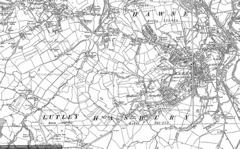 Historic Ordnance Survey Map Of Halesowen 1901 1902