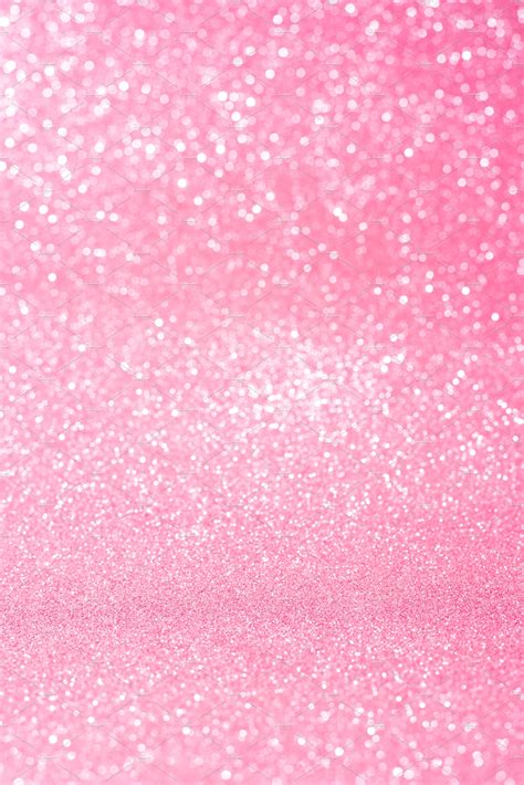 Vertical Pink Glitter Background Wit High Quality Abstract Stock