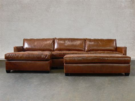 Full Grain Leather Sectional Sofa Odditieszone
